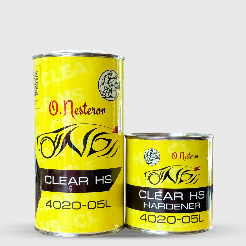 ОНБ Лак акриловый Clear HS PLUS 0,5л + отвердитель 0,25л